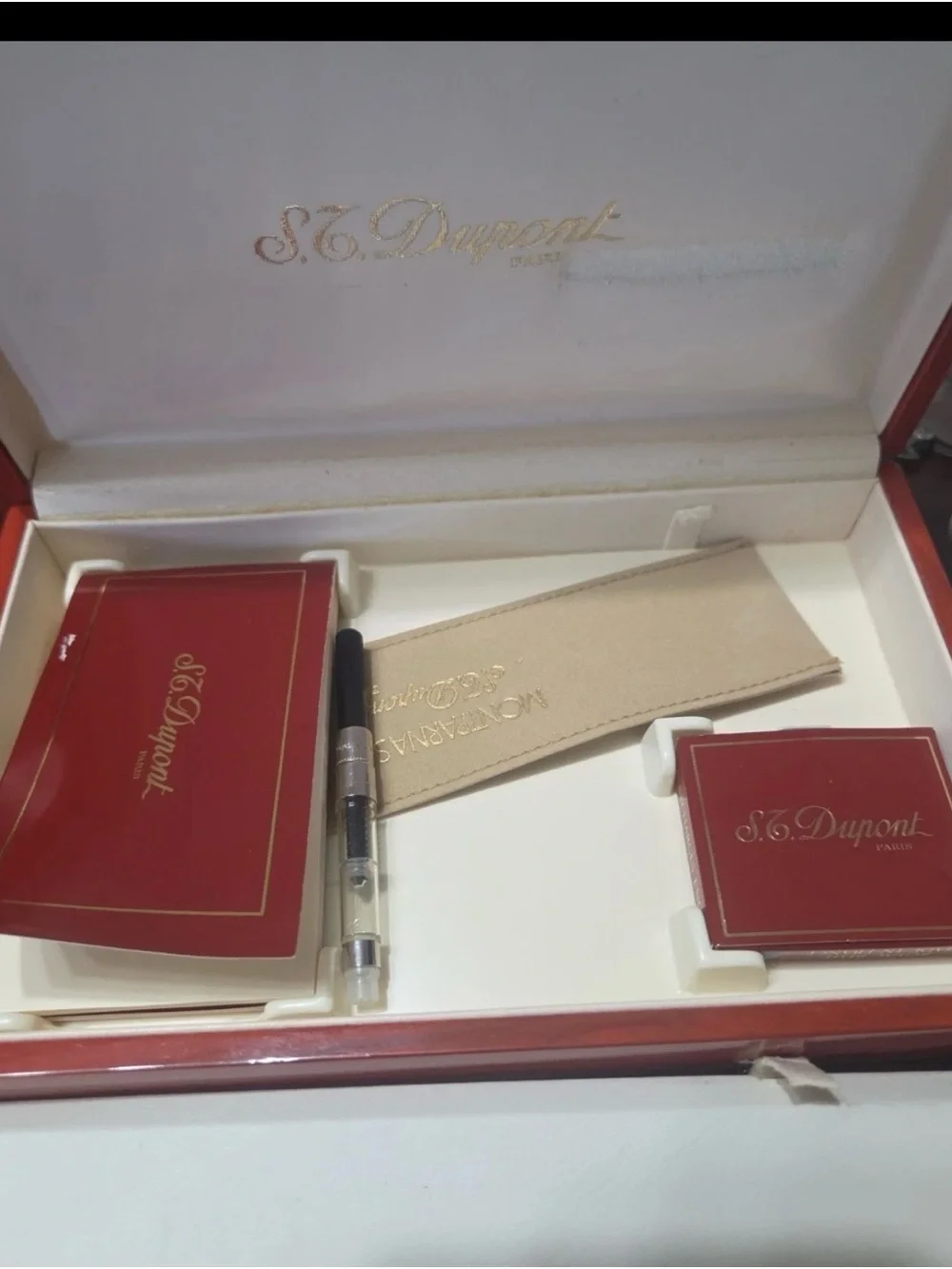 S.T. Dupont Chairman Brown & Gold Rollerball Pen